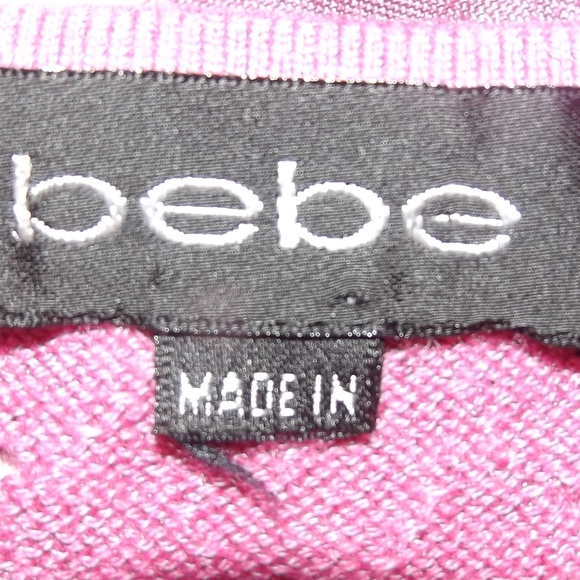 BEBE angora blend eyelet halter - Picture 3 of 3